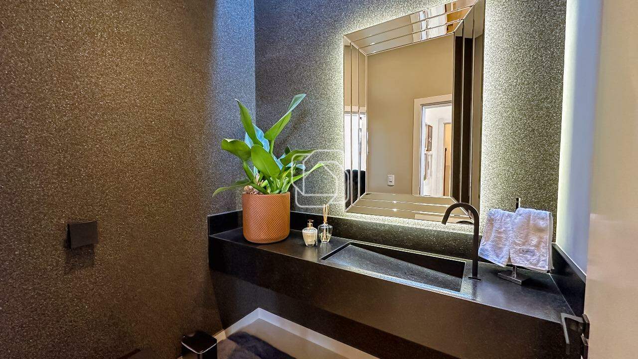 Casa de Condomínio à venda em Itu - SP - Residencial Parque Campos de Santo Antônio II: Lavabo