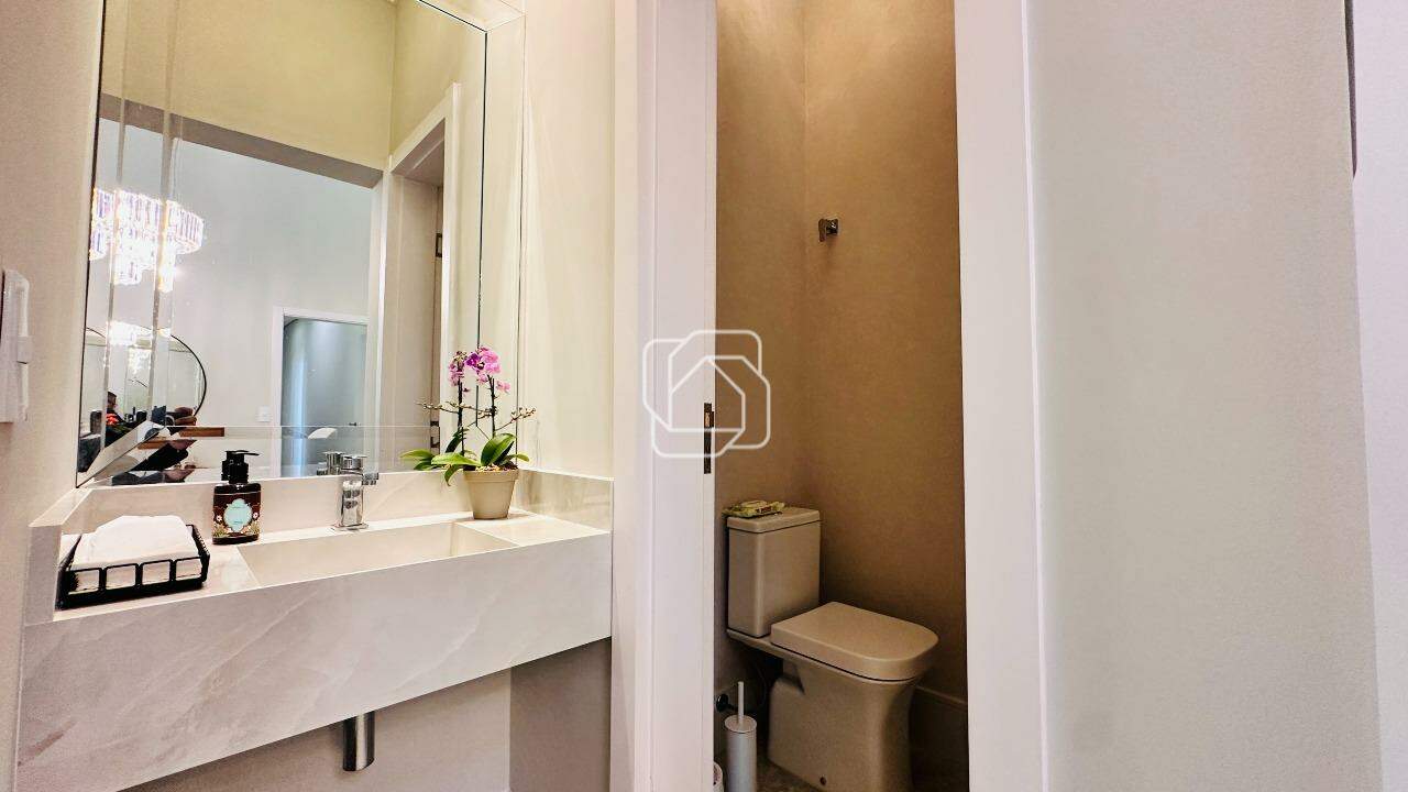 Casa de Condomínio à venda em Indaiatuba - SP - Residencial Duas Marias: Lavabo