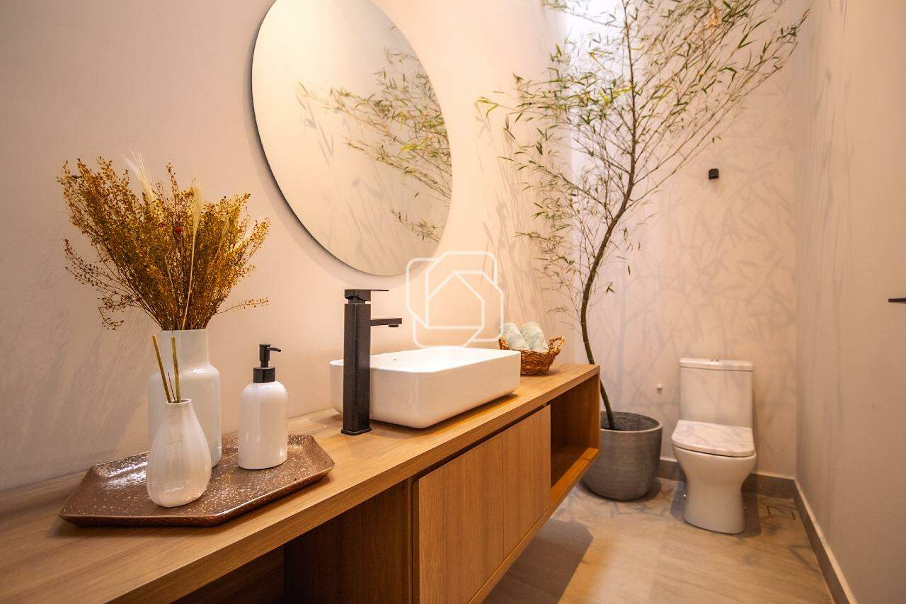 Casa de Condomínio à venda em Indaiatuba - SP - Jardim Villa Sapezal: Lavabo