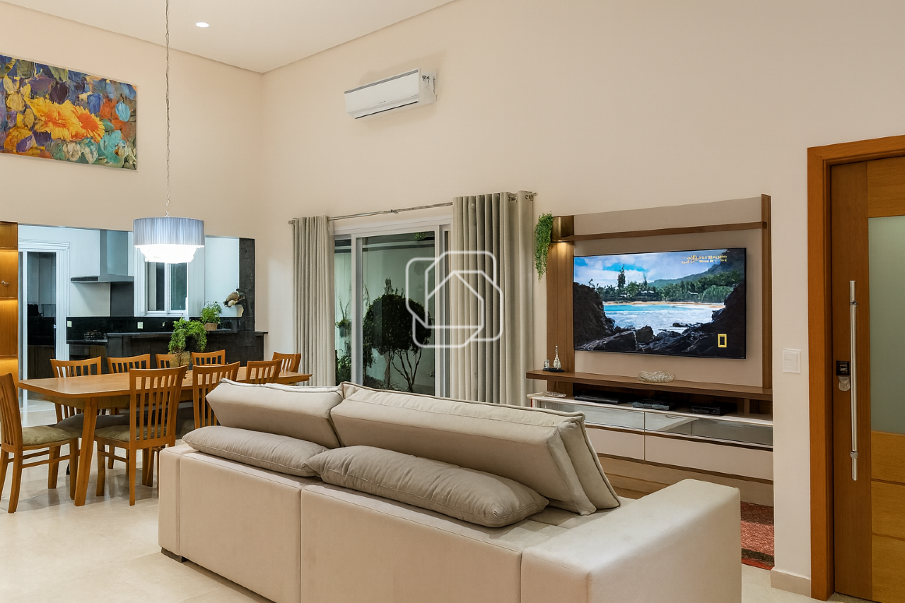 Casa de Condomínio à venda em Indaiatuba - SP - Condomínio Terra Magna: Sala de estar
