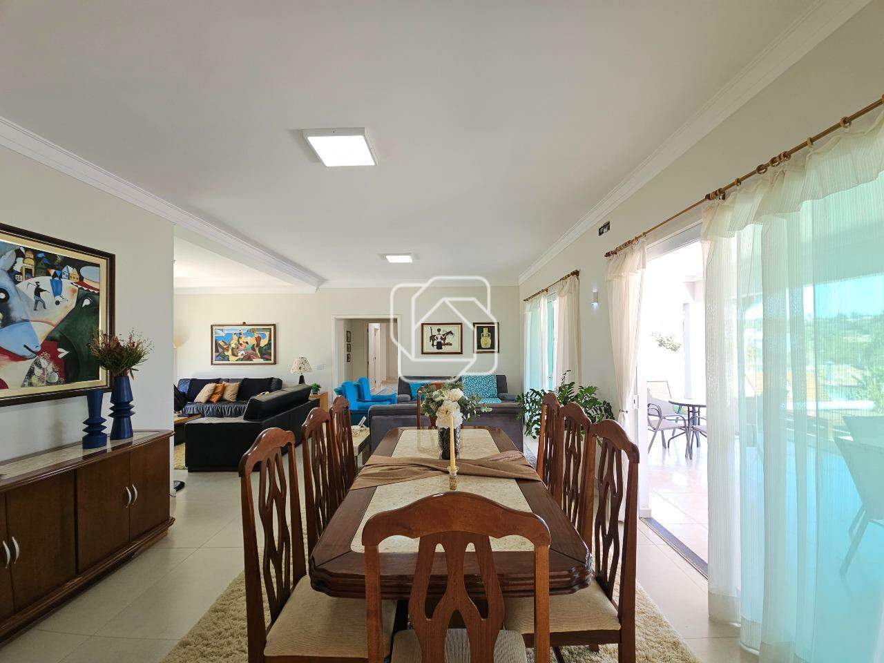 Casa de Condomínio à venda em Indaiatuba - SP - Colinas do Mosteiro de Itaici: Sala de jantar
