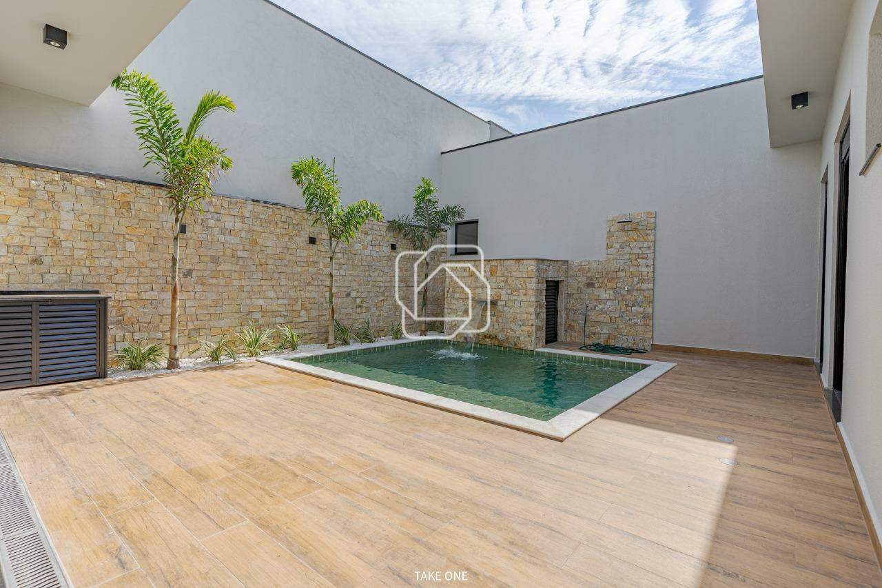 Casa de Condomínio à venda em Indaiatuba - SP - Residencial London Park: Área da piscina