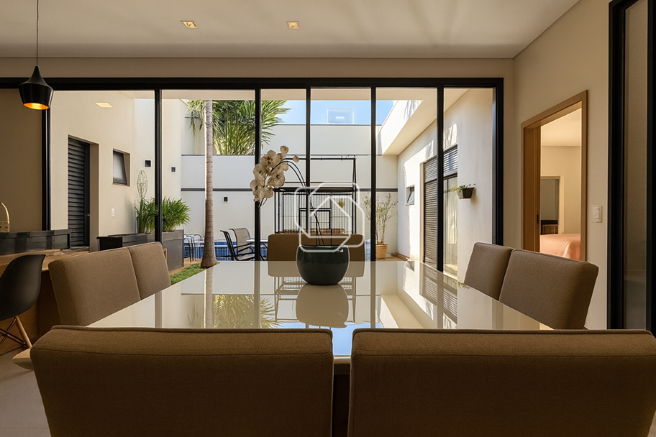 Casa de Condomínio à venda em Indaiatuba - SP - Jardim Residencial Dona Maria José: Sala de jantar