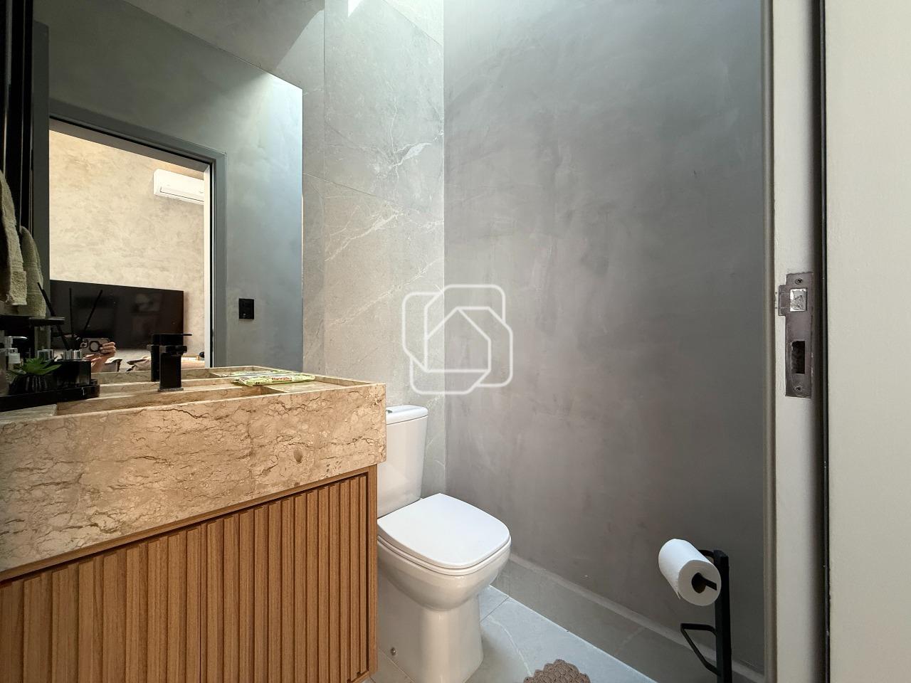 Casa de Condomínio à venda em Indaiatuba - SP - Jardim Residencial Dona Maria José: Lavabo