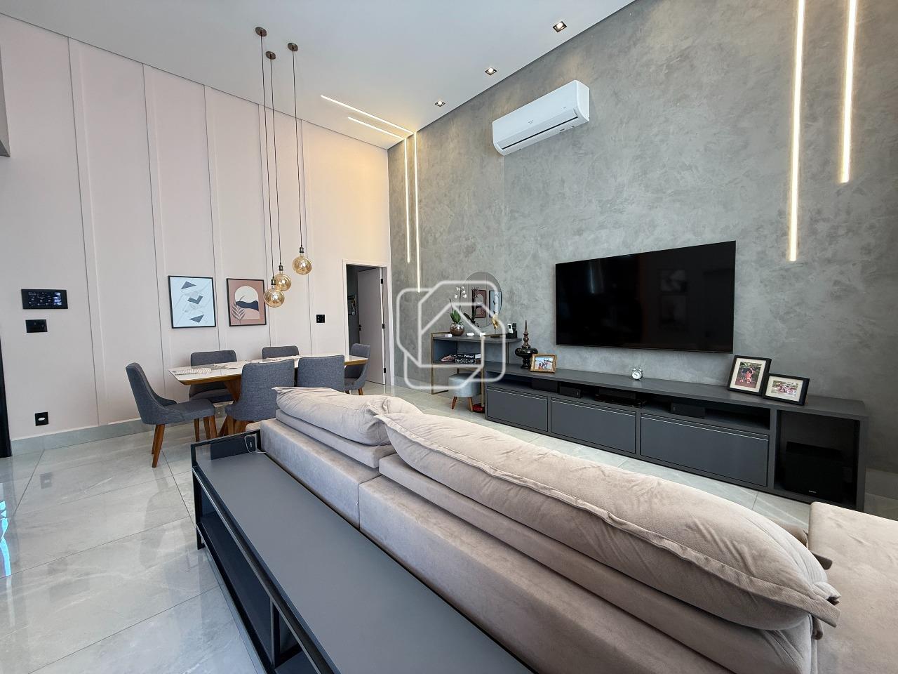 Casa de Condomínio à venda em Indaiatuba - SP - Jardim Residencial Dona Maria José: Sala de estar