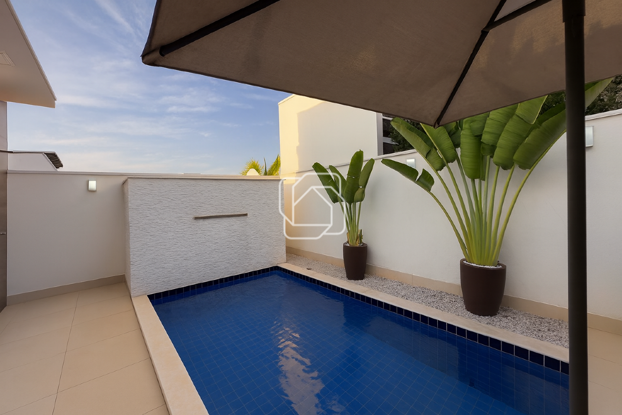 Casa de Condomínio à venda em Indaiatuba - SP - Jardim Residencial Dona Lucilla: Área da piscina