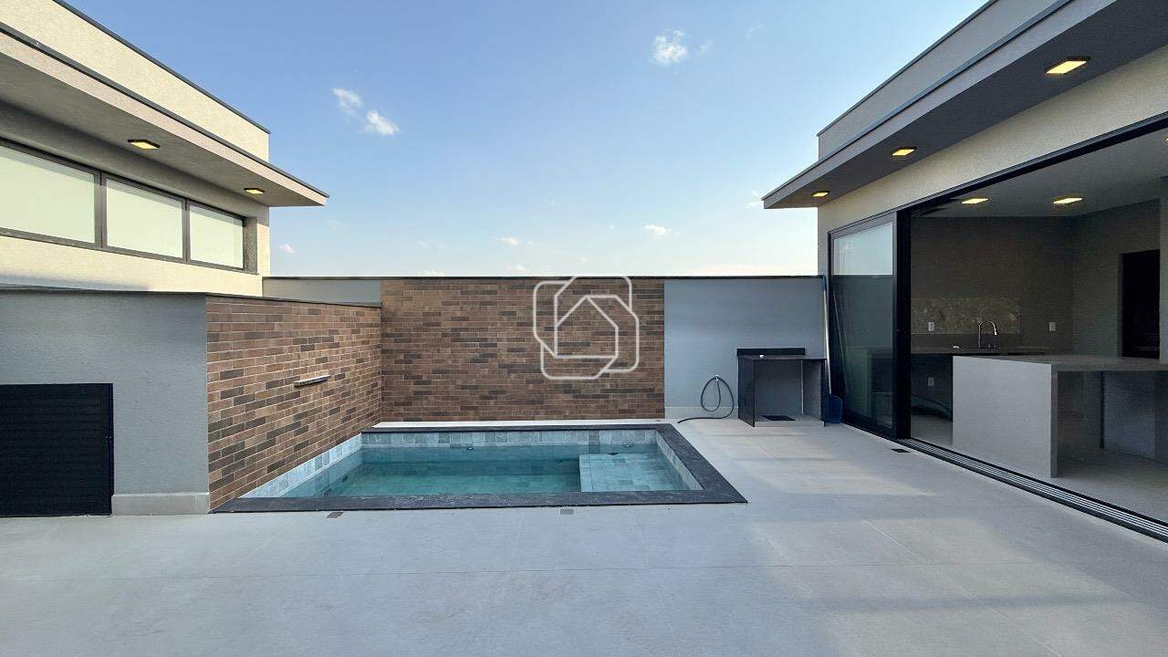 Casa de Condomínio à venda em Indaiatuba - SP - Jardim Residencial Dona Maria Cândida: Área da piscina