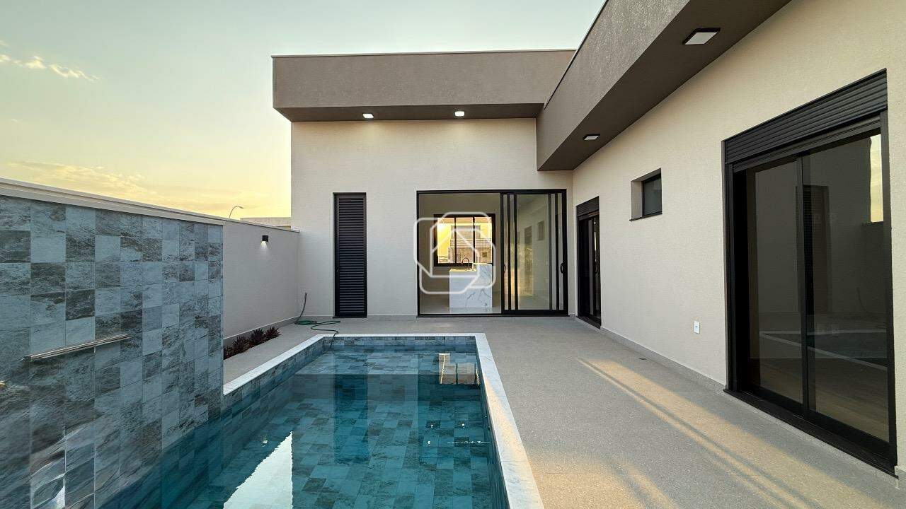 Casa de Condomínio à venda em Indaiatuba - SP - Jardim Residencial Dona Maria Cândida: Área da piscina