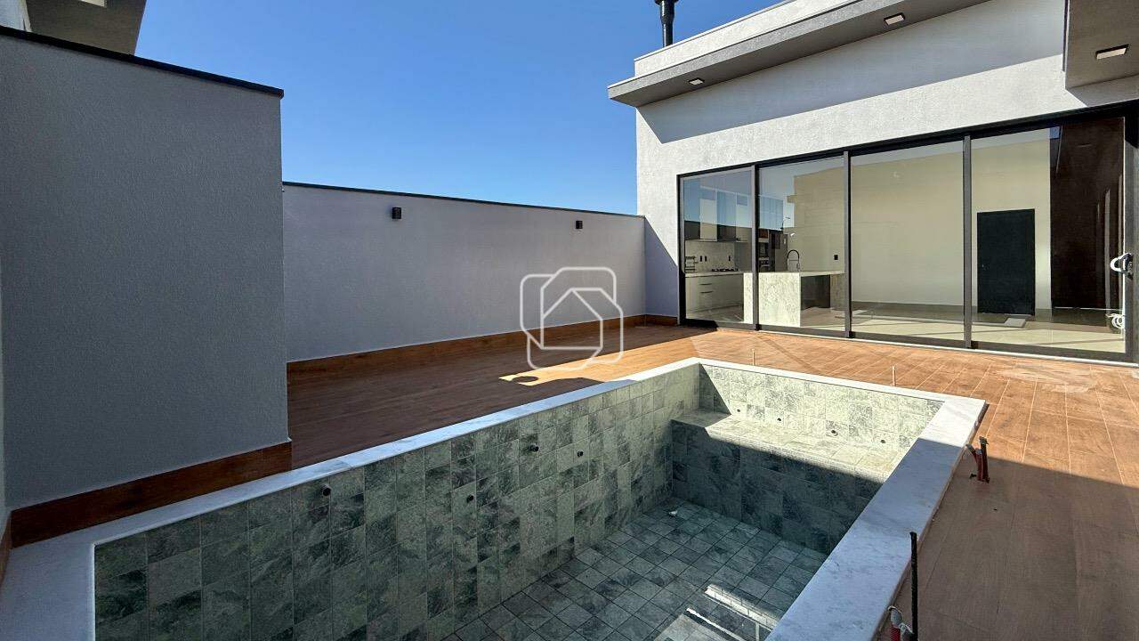 Casa de Condomínio à venda em Indaiatuba - SP - Jardim Residencial Dona Maria Cândida: Área da piscina