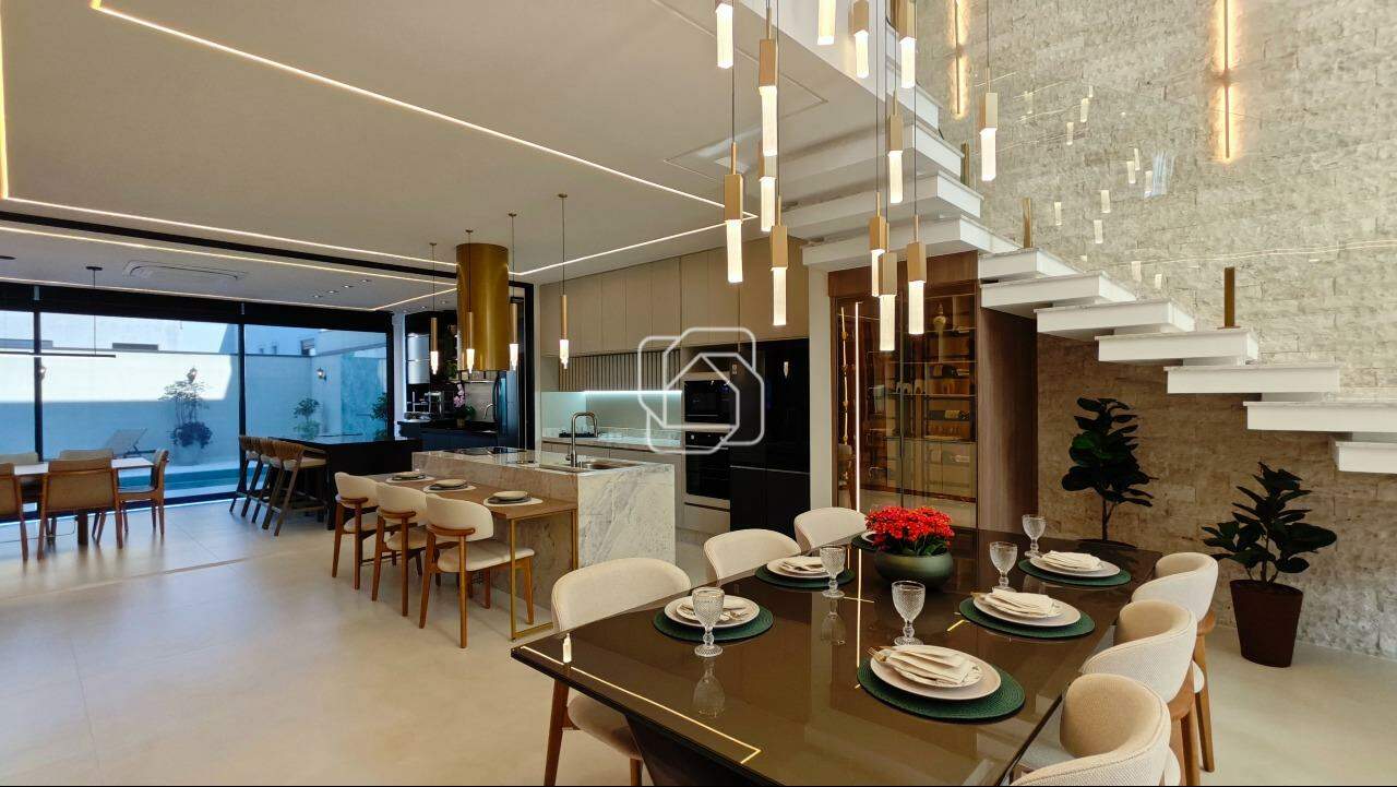 Casa de Condomínio à venda em Indaiatuba - SP - Residencial Duas Marias: Sala de jantar