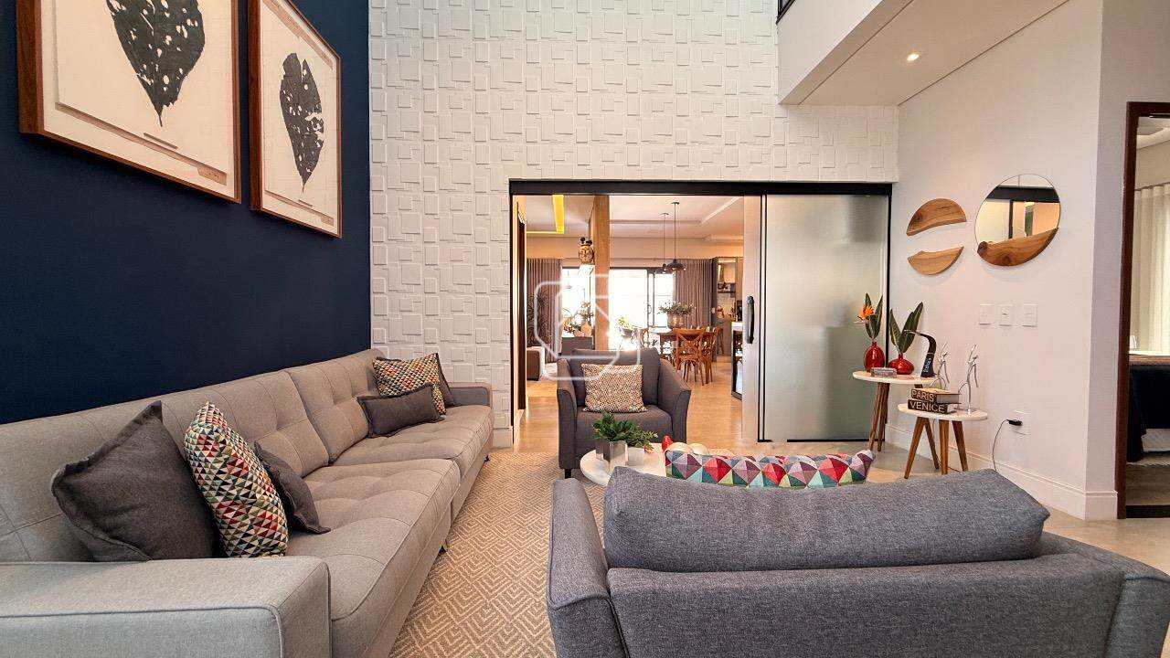 Casa de Condomínio à venda em Indaiatuba - SP - Jardim Residencial Dona Lucilla: Sala de estar