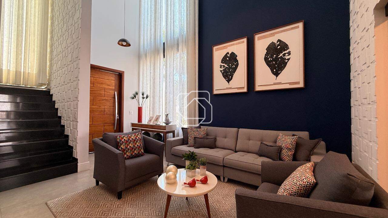 Casa de Condomínio à venda em Indaiatuba - SP - Jardim Residencial Dona Lucilla: Sala de estar
