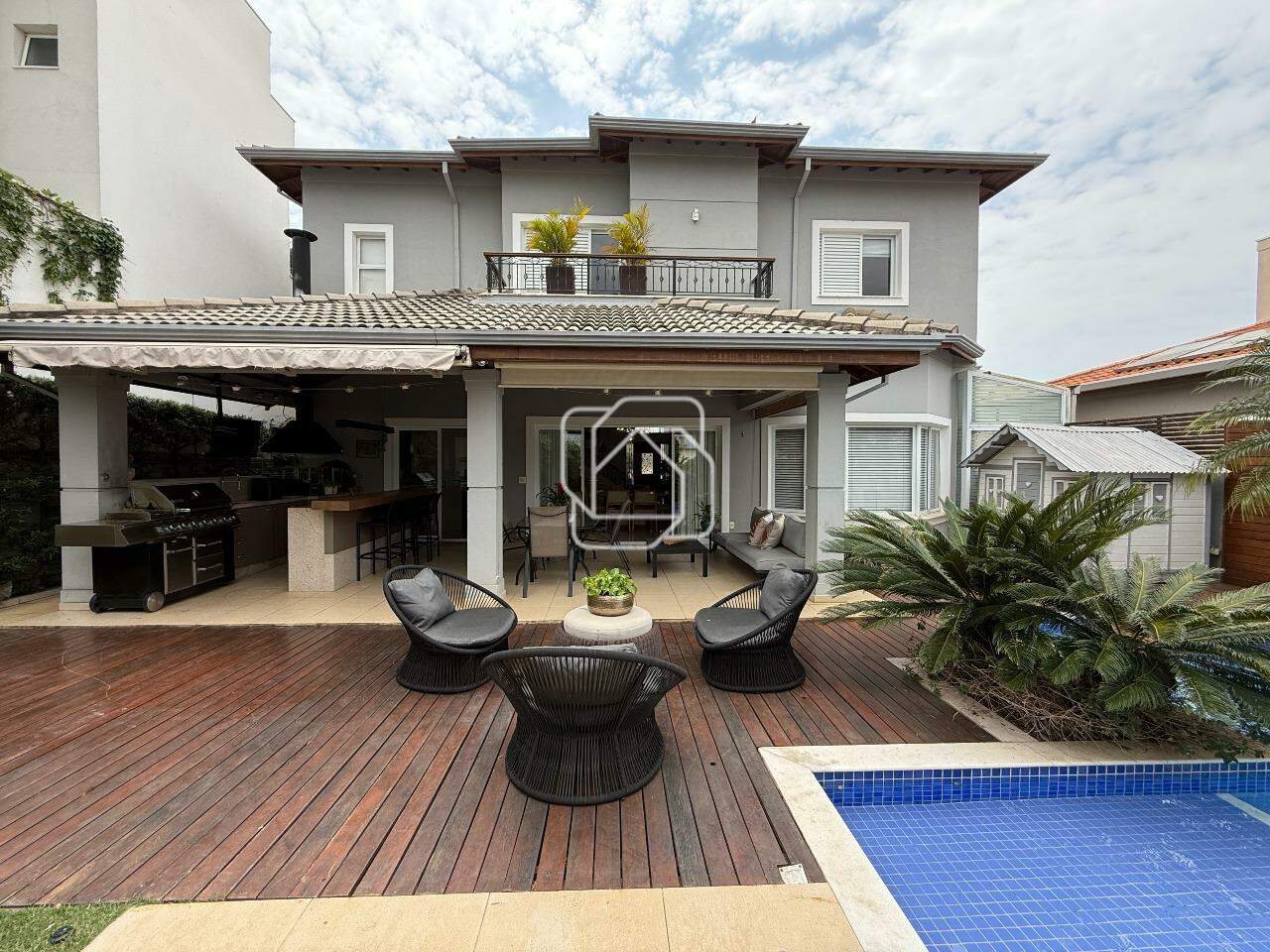 Casa de Condomínio à venda em Indaiatuba - SP - Ville Coudert: Área da piscina