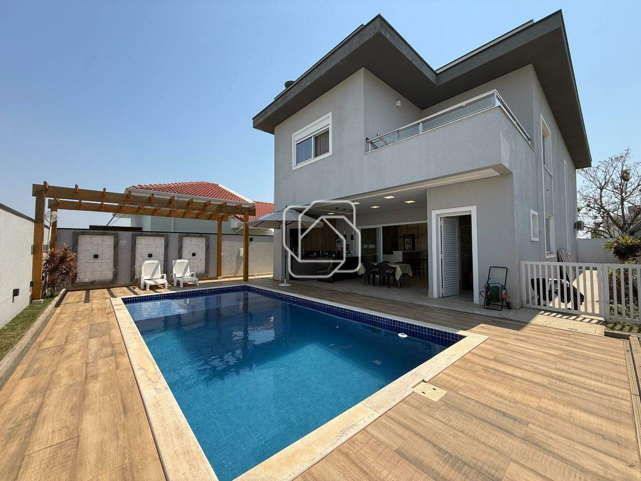 Casa de Condomínio à venda em Indaiatuba - SP - Condomínio Terra Magna: Área da piscina
