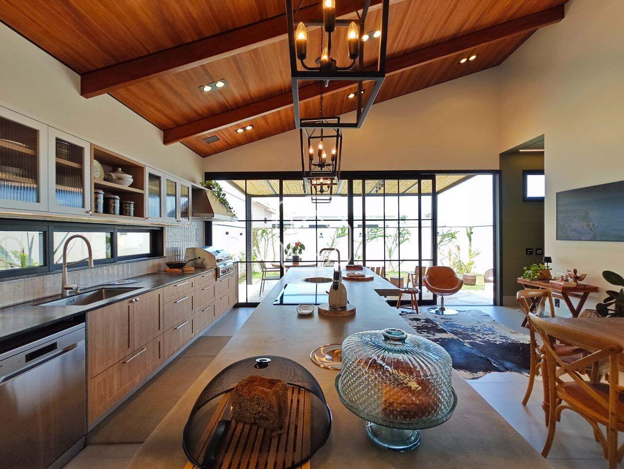 Casa de Condomínio à venda em Indaiatuba - SP - Helvetia Park: Cozinha gourmet