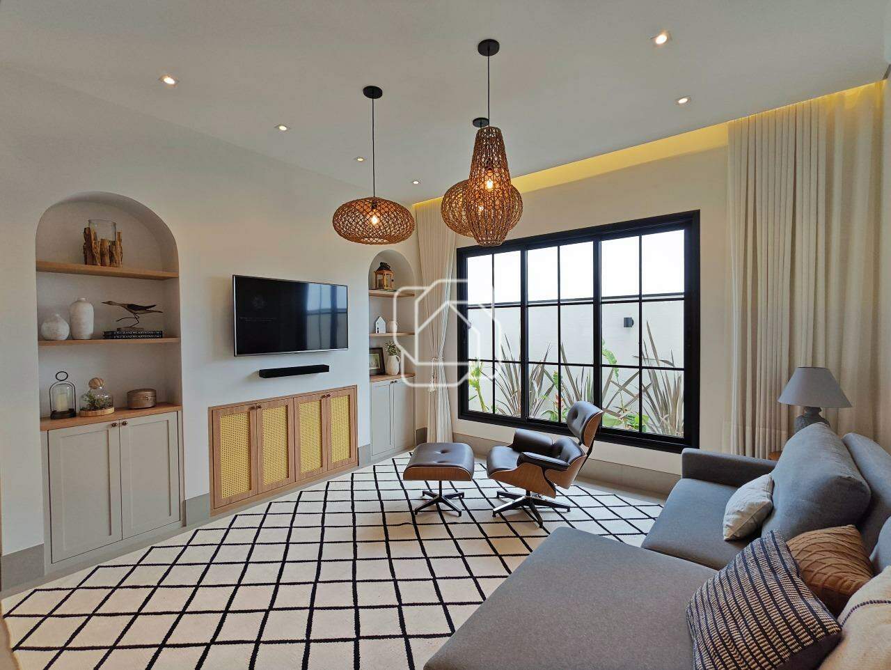 Casa de Condomínio à venda em Indaiatuba - SP - Helvetia Park: Sala de TV