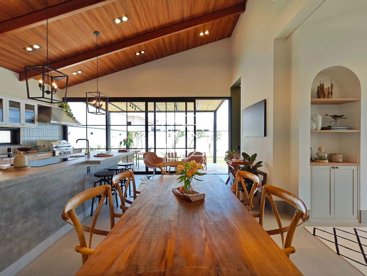 Casa de Condomínio à venda em Indaiatuba - SP - Helvetia Park: Sala de jantar