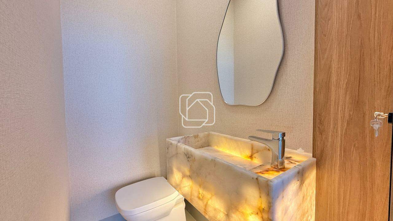 Casa de Condomínio à venda em Indaiatuba - SP - Jardim Residencial Dona Maria Cândida: Lavabo