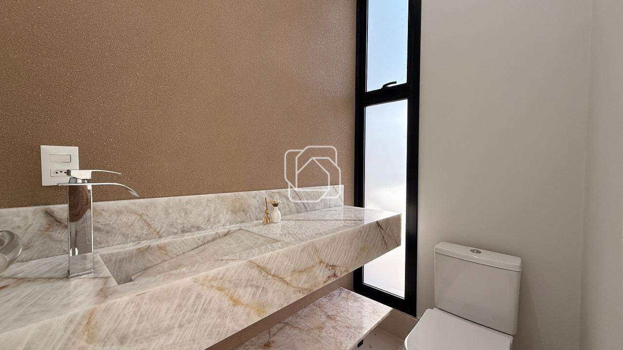 Casa de Condomínio à venda em Indaiatuba - SP - Residencial Milano: Lavabo