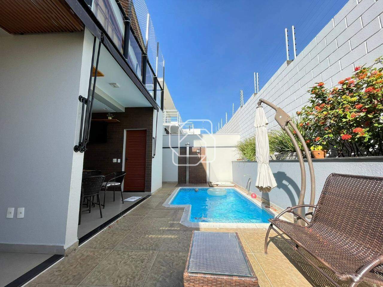 Casa de Condomínio à venda em Indaiatuba - SP - Jardim Residencial Alto de Itaici: Área da piscina