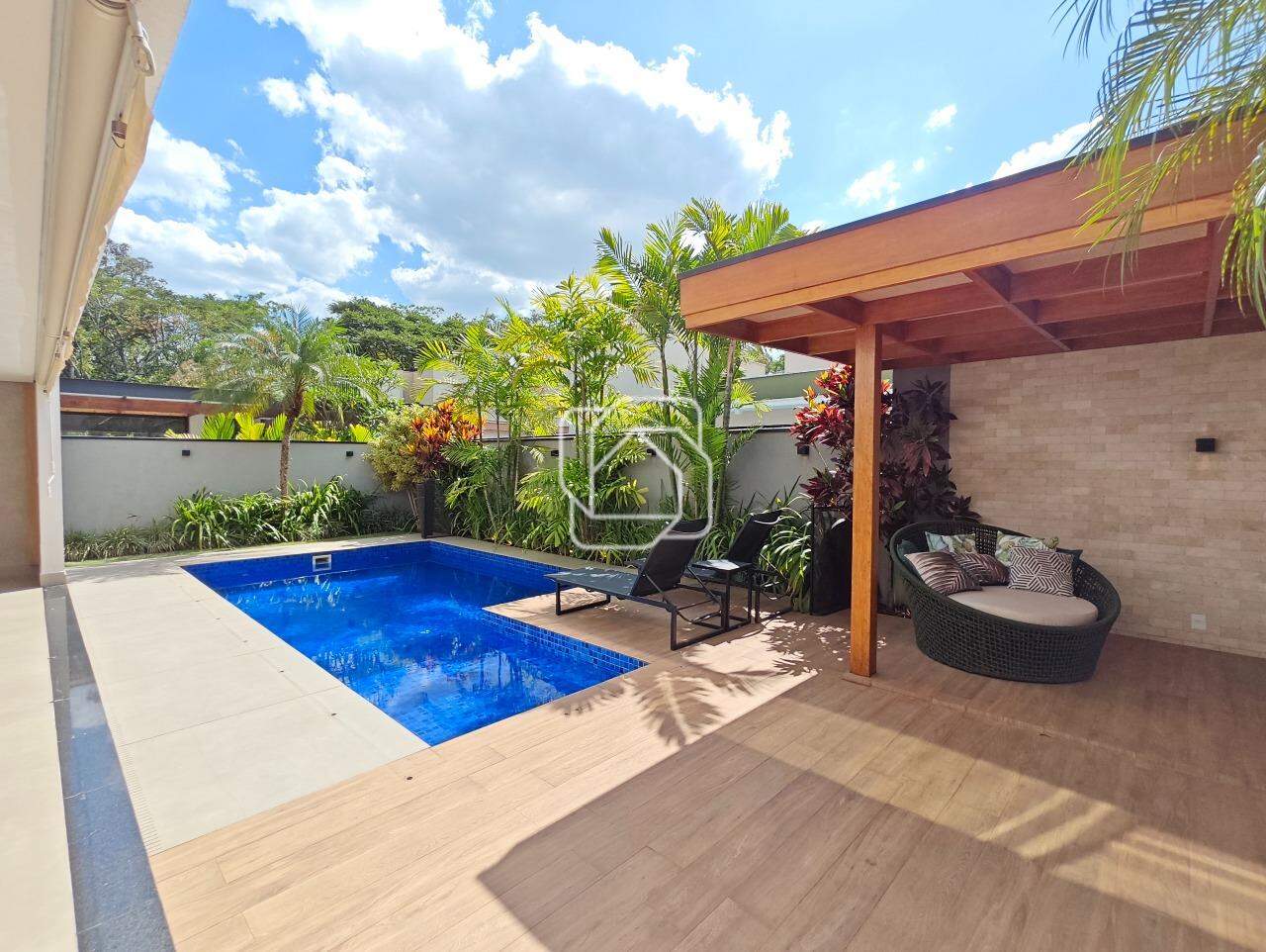 Casa de Condomínio à venda em Indaiatuba - SP - Jardim Residencial Santa Clara: Área da piscina