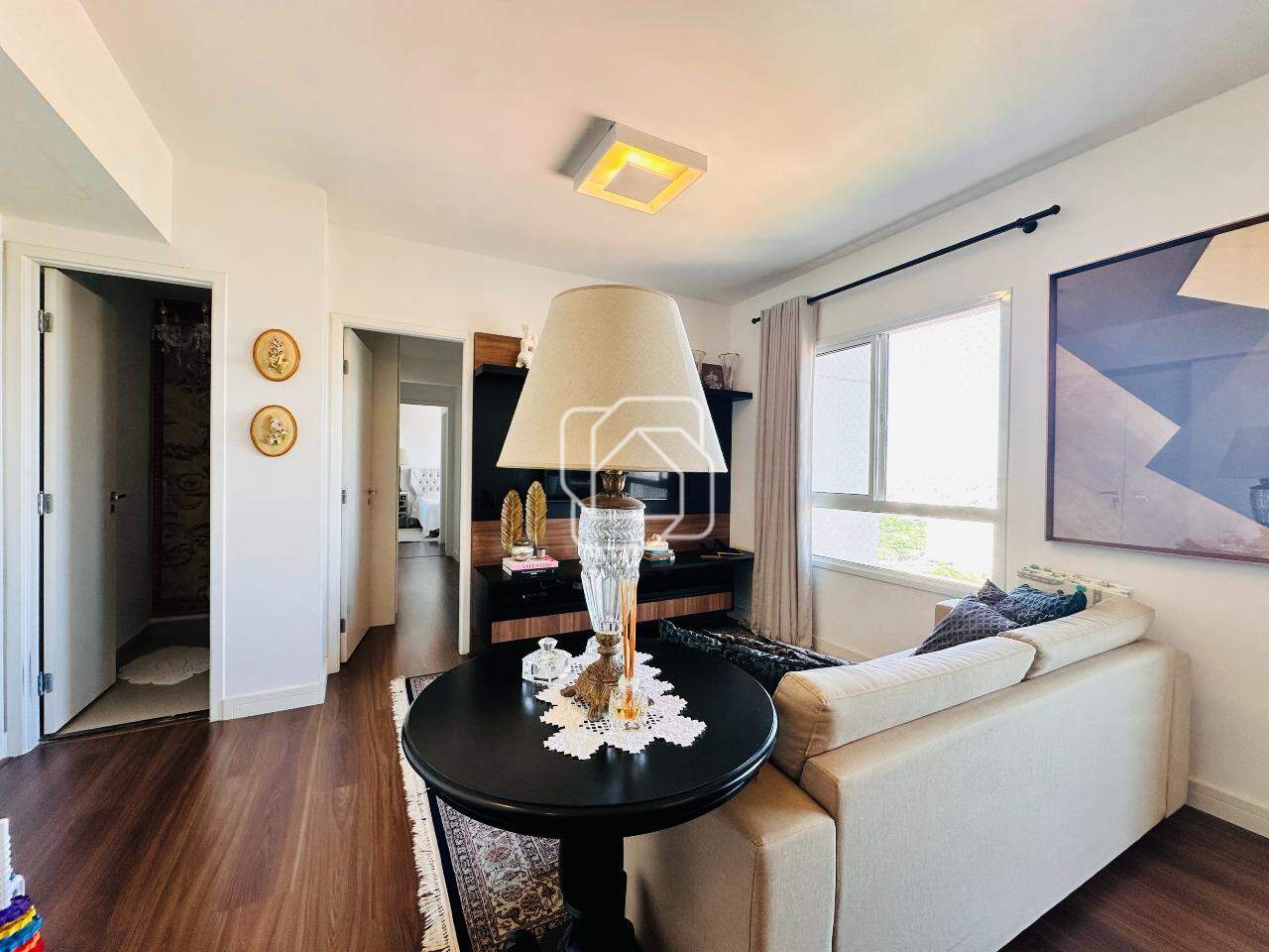 Apartamento à venda em Indaiatuba - SP - Condomínio Residencial Due: Sala de estar