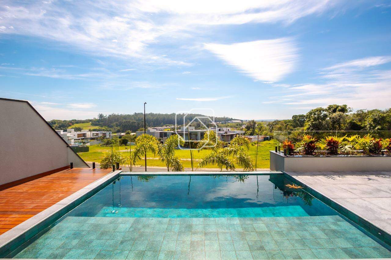 Casa de Condomínio à venda em Indaiatuba - SP - Parque Villa dos Pinheiros: Área da piscina