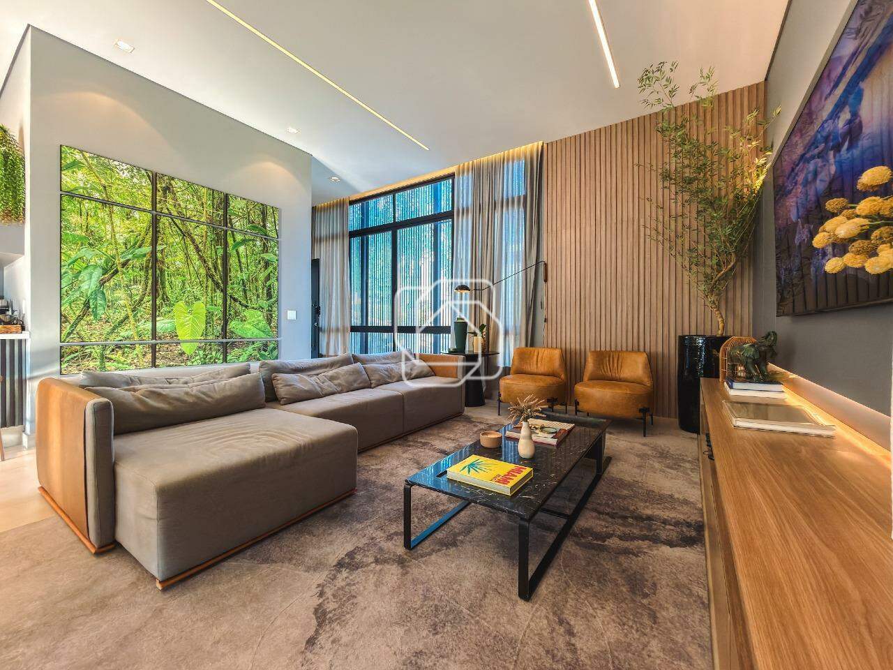 Casa de Condomínio à venda em Indaiatuba - SP - Helvetia Park: Sala de estar