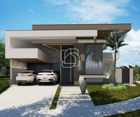 Casa de Condomínio à venda em Indaiatuba - SP - Jardim Residencial Dona Maria Cândida: Imagem do projeto 3D