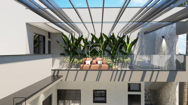 Casa de Condomínio à venda em Indaiatuba - SP - Jardim Residencial Dona Maria Cândida: Imagem do projeto 3D