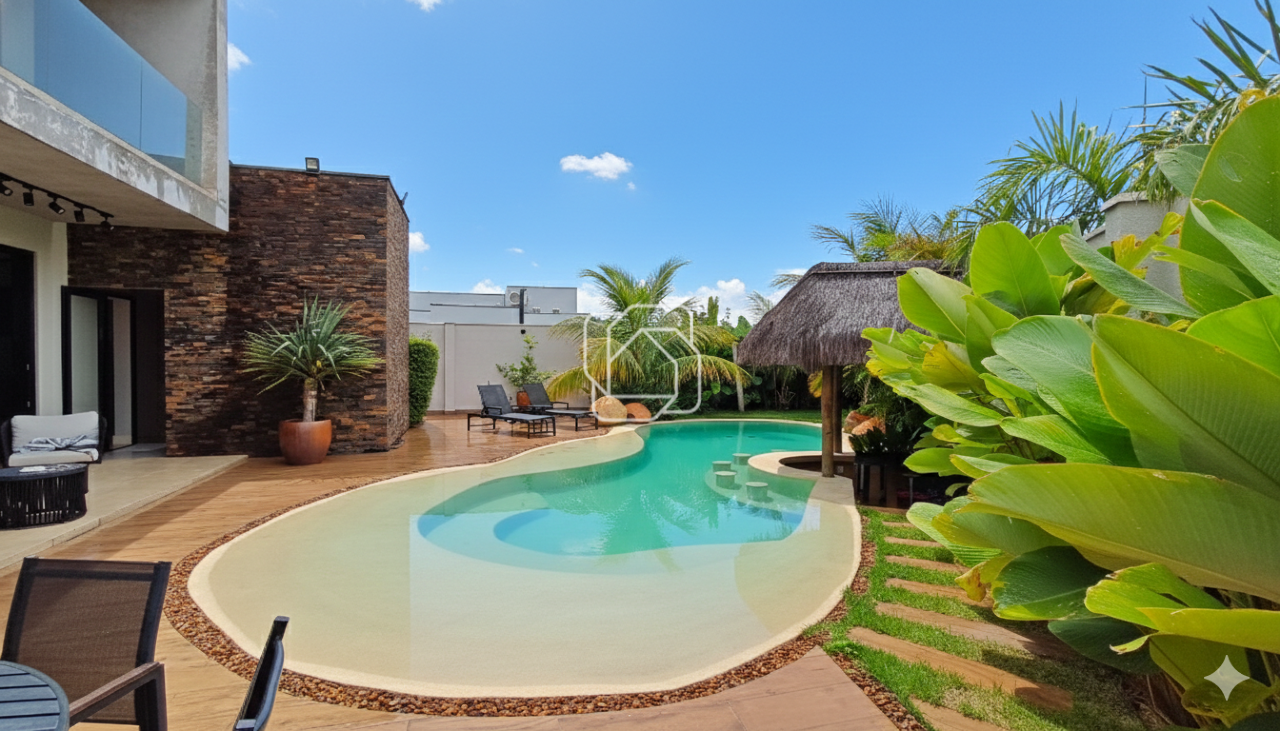 Casa de Condomínio à venda em Indaiatuba - SP - Residencial Duas Marias: Área da piscina