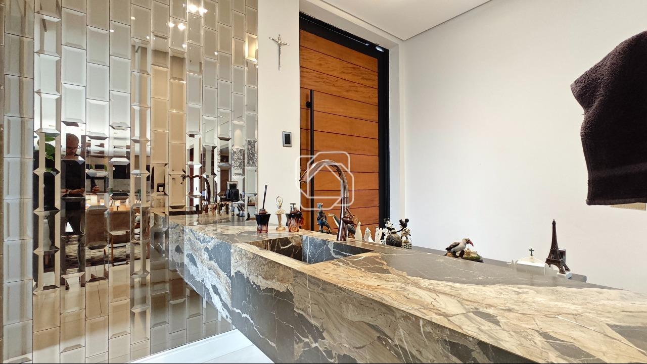 Casa de Condomínio à venda em Indaiatuba - SP - Residencial Duas Marias: Lavabo