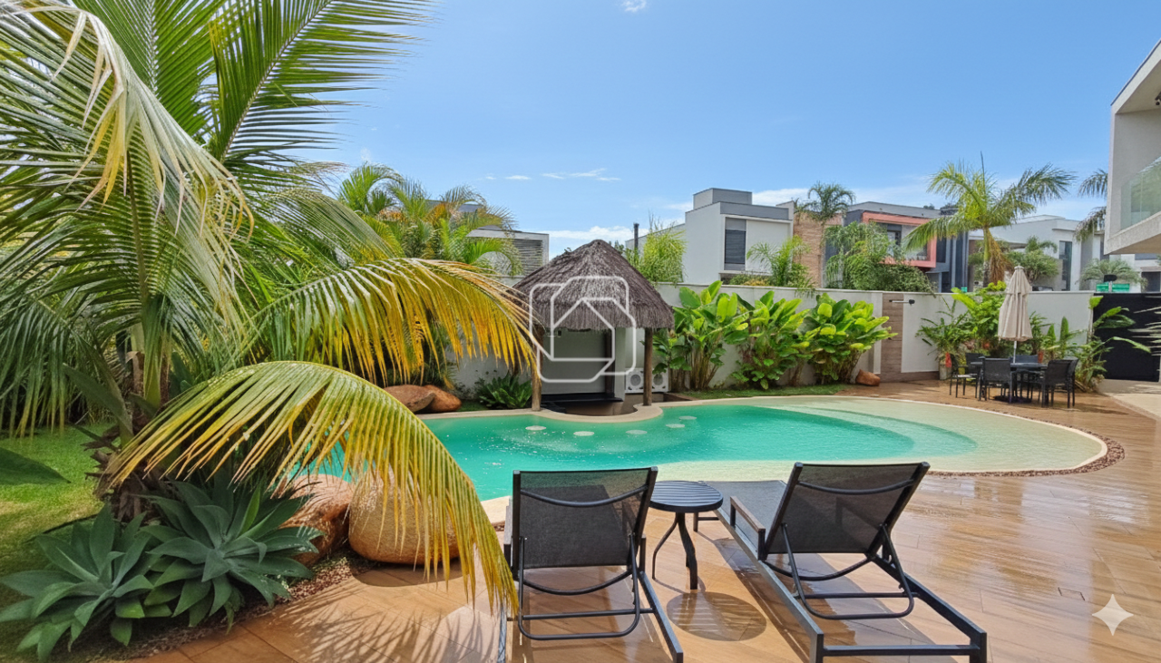 Casa de Condomínio à venda em Indaiatuba - SP - Residencial Duas Marias: Área da piscina