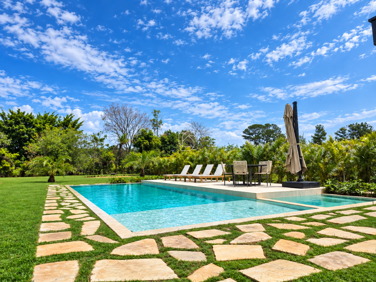Casa de Condomínio à venda em Itu - SP - Condomínio Terras de São José II: Área da piscina