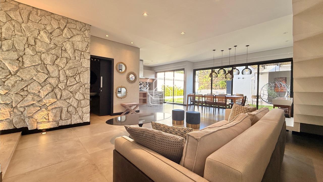 Casa de Condomínio à venda em Indaiatuba - SP - Jardim Residencial Alto de Itaici: Sala de estar