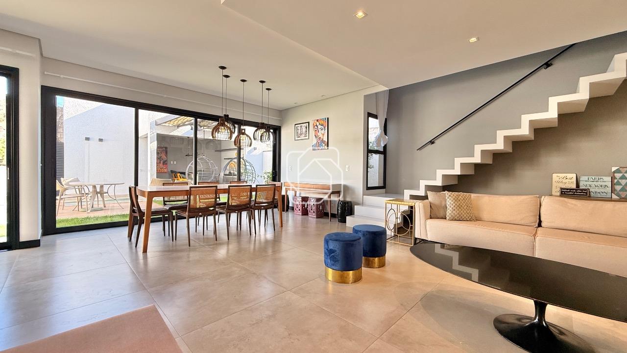 Casa de Condomínio à venda em Indaiatuba - SP - Jardim Residencial Alto de Itaici: Sala de jantar