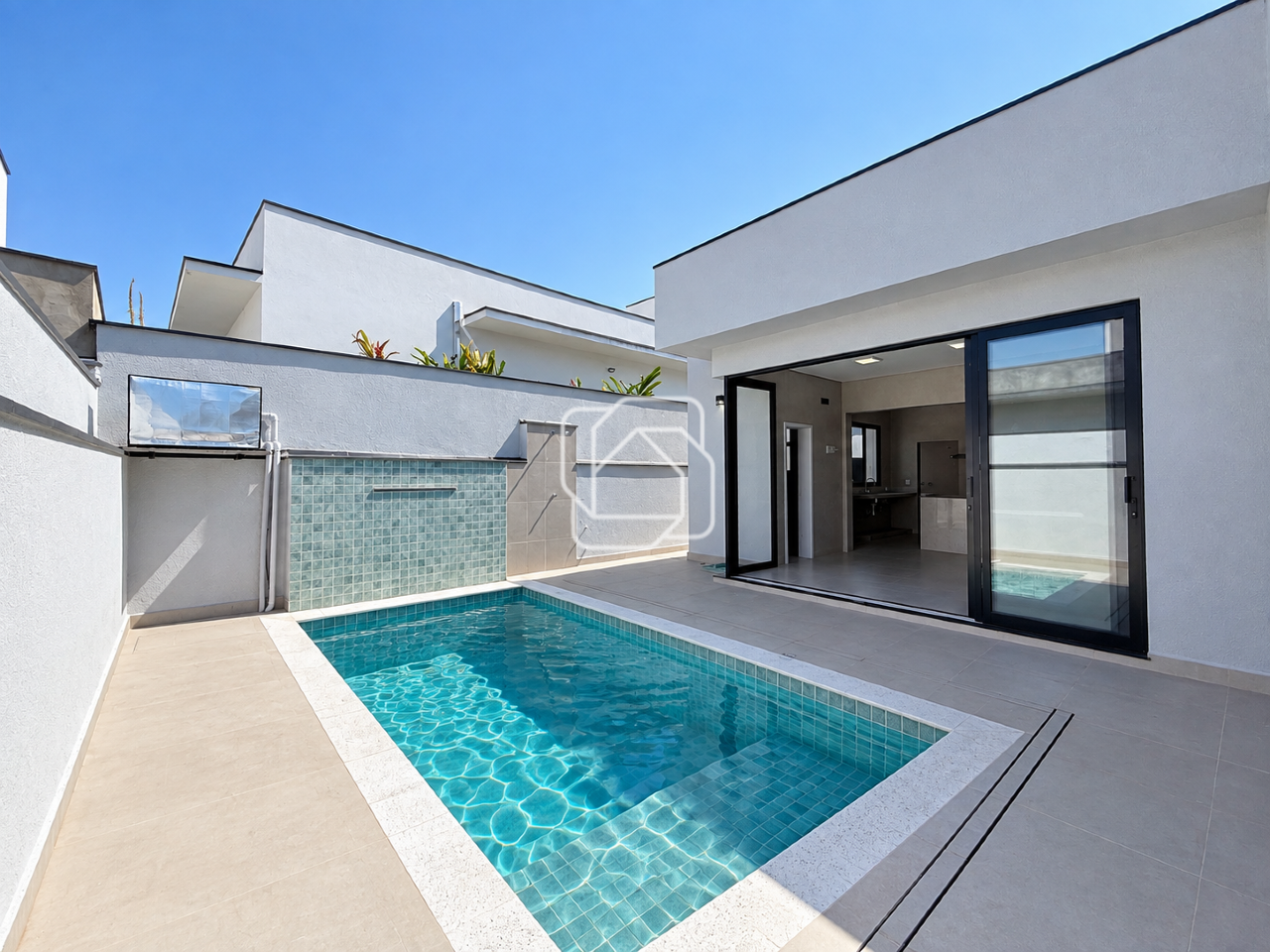 Casa de Condomínio à venda em Salto - SP - Residencial Lagos D’Icaraí: Área da piscina