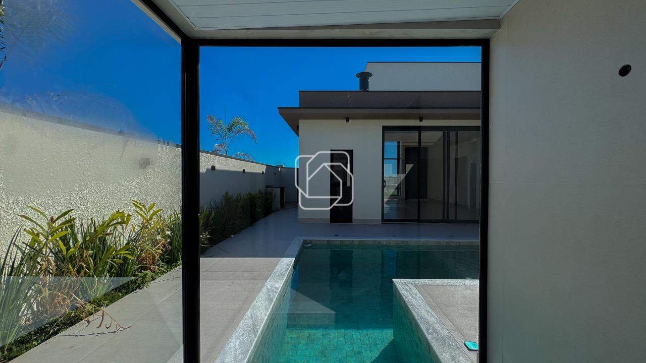 Casa de Condomínio à venda em Indaiatuba - SP - Jardim Residencial Dona Maria Cândida: Área da piscina