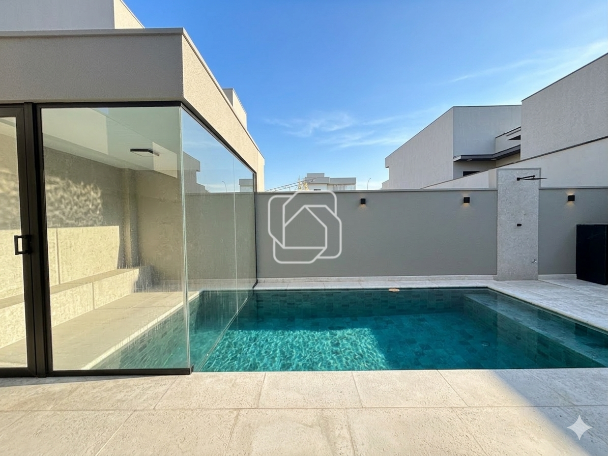 Casa de Condomínio à venda em Indaiatuba - SP - Jardim Residencial Dona Maria Cândida: Área da piscina
