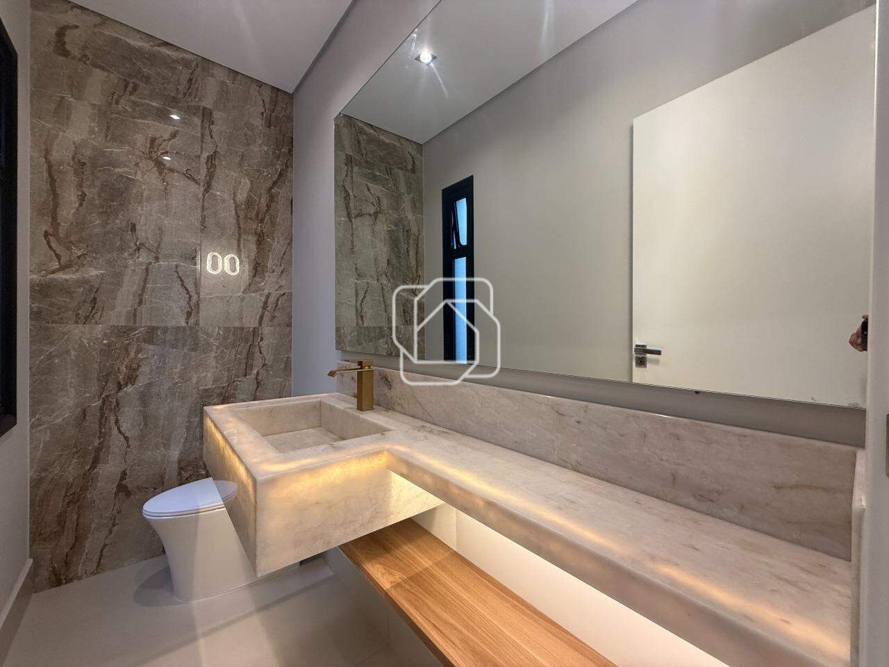 Casa de Condomínio à venda em Indaiatuba - SP - Jardim Residencial Dona Maria Cândida: Lavabo