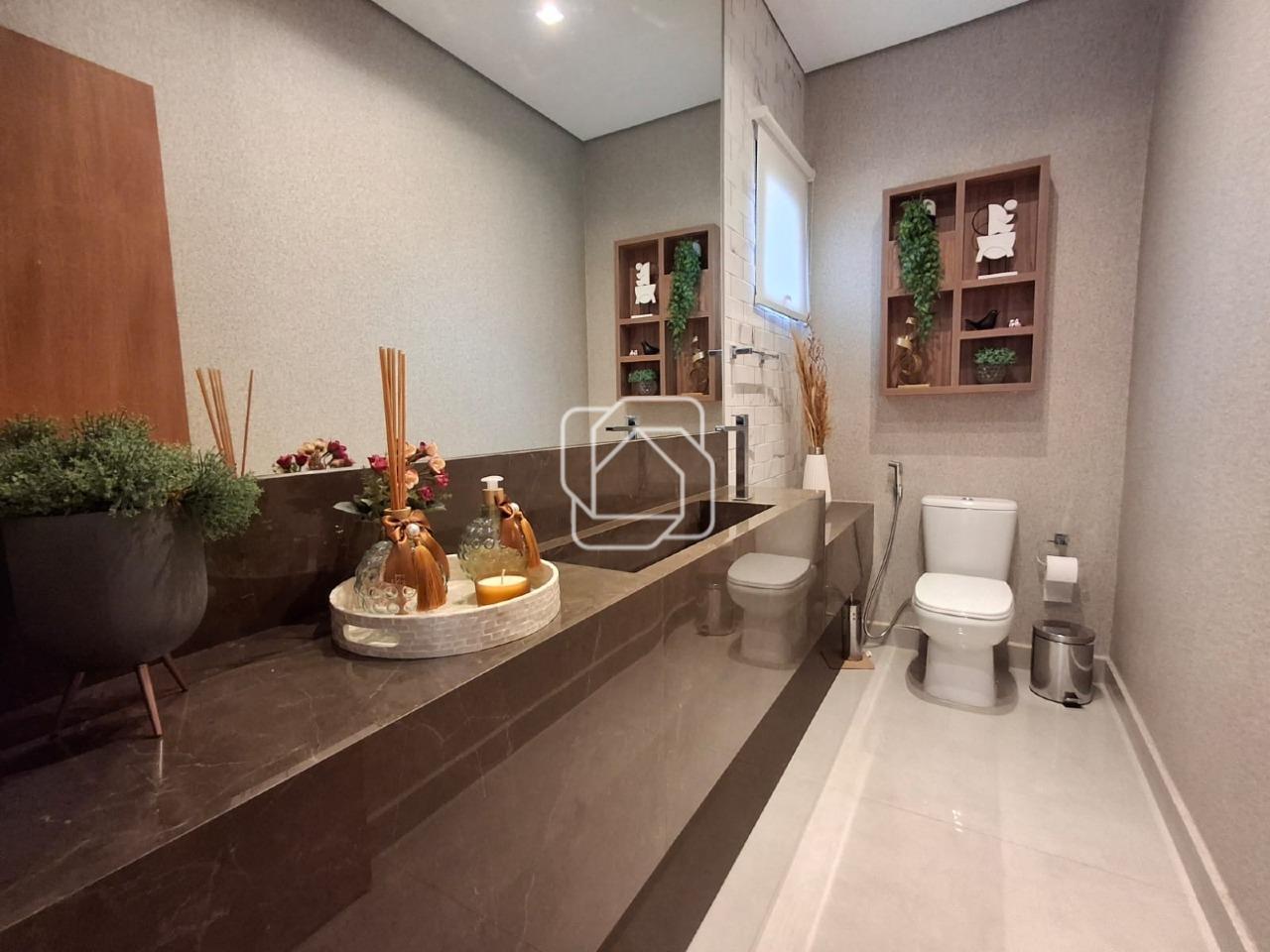 Casa de Condomínio para aluguel em Indaiatuba - SP - Jardim Residencial Santa Clara: lavabo