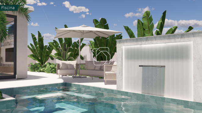 Casa de Condomínio à venda em Indaiatuba - SP - Parque Villa dos Pinheiros: Imagem do projeto 3D