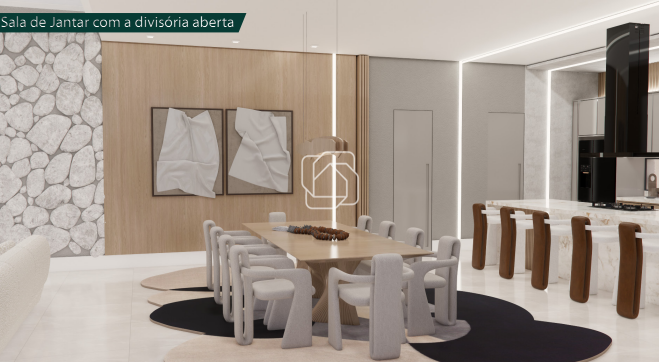 Casa de Condomínio à venda em Indaiatuba - SP - Parque Villa dos Pinheiros: Imagem do projeto 3D