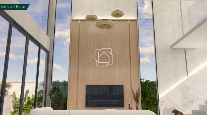 Casa de Condomínio à venda em Indaiatuba - SP - Parque Villa dos Pinheiros: Imagem do projeto 3D