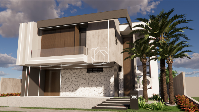 Casa de Condomínio à venda em Indaiatuba - SP - Parque Villa dos Pinheiros: Imagem do projeto 3D