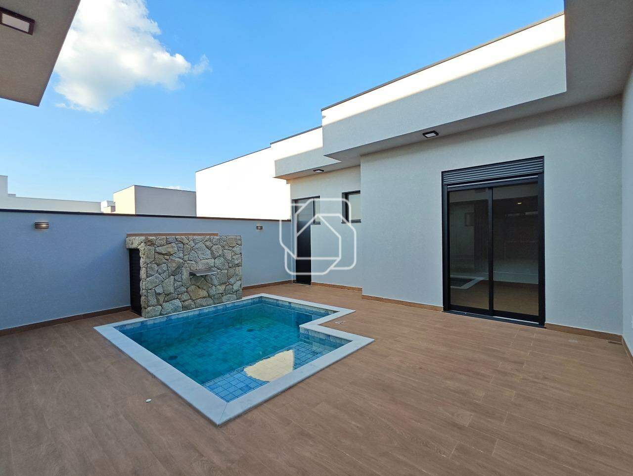 Casa de Condomínio à venda em Indaiatuba - SP - Jardim Residencial Dona Maria Cândida: Área da piscina