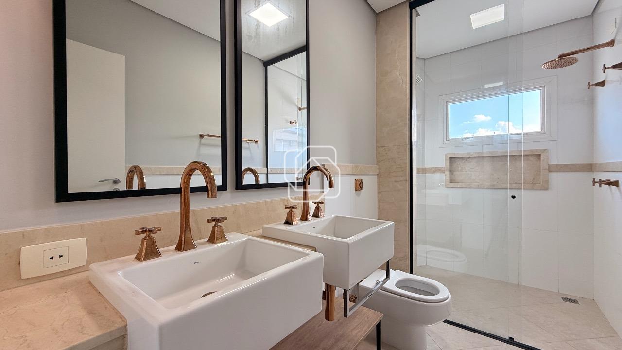 Casa de Condomínio à venda em Indaiatuba - SP - Jardim Villa Romana: Banheiro