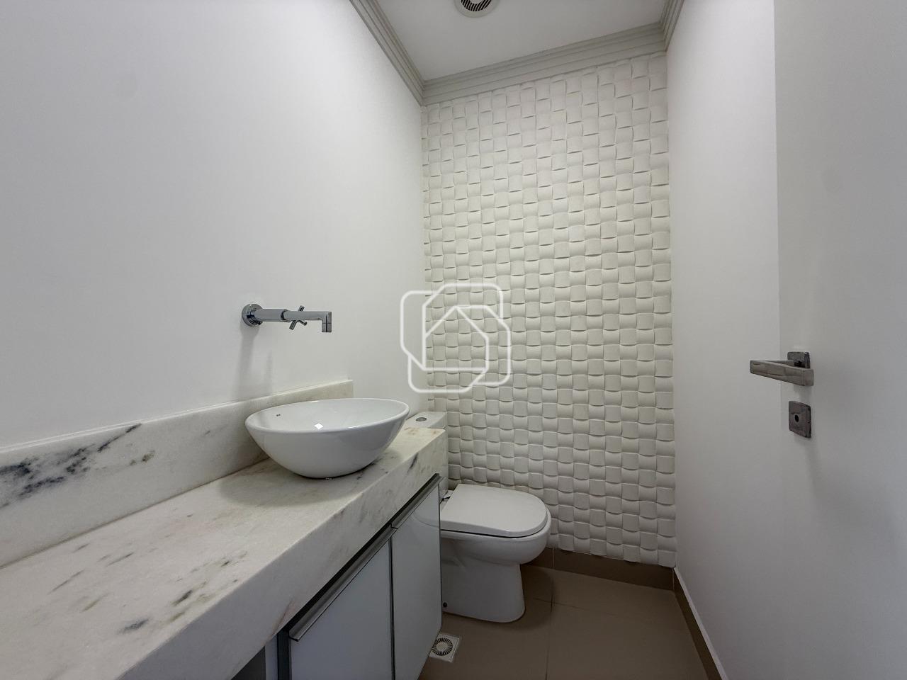 Apartamento para aluguel em Indaiatuba - SP - Condomínio Residencial Due: Lavabo