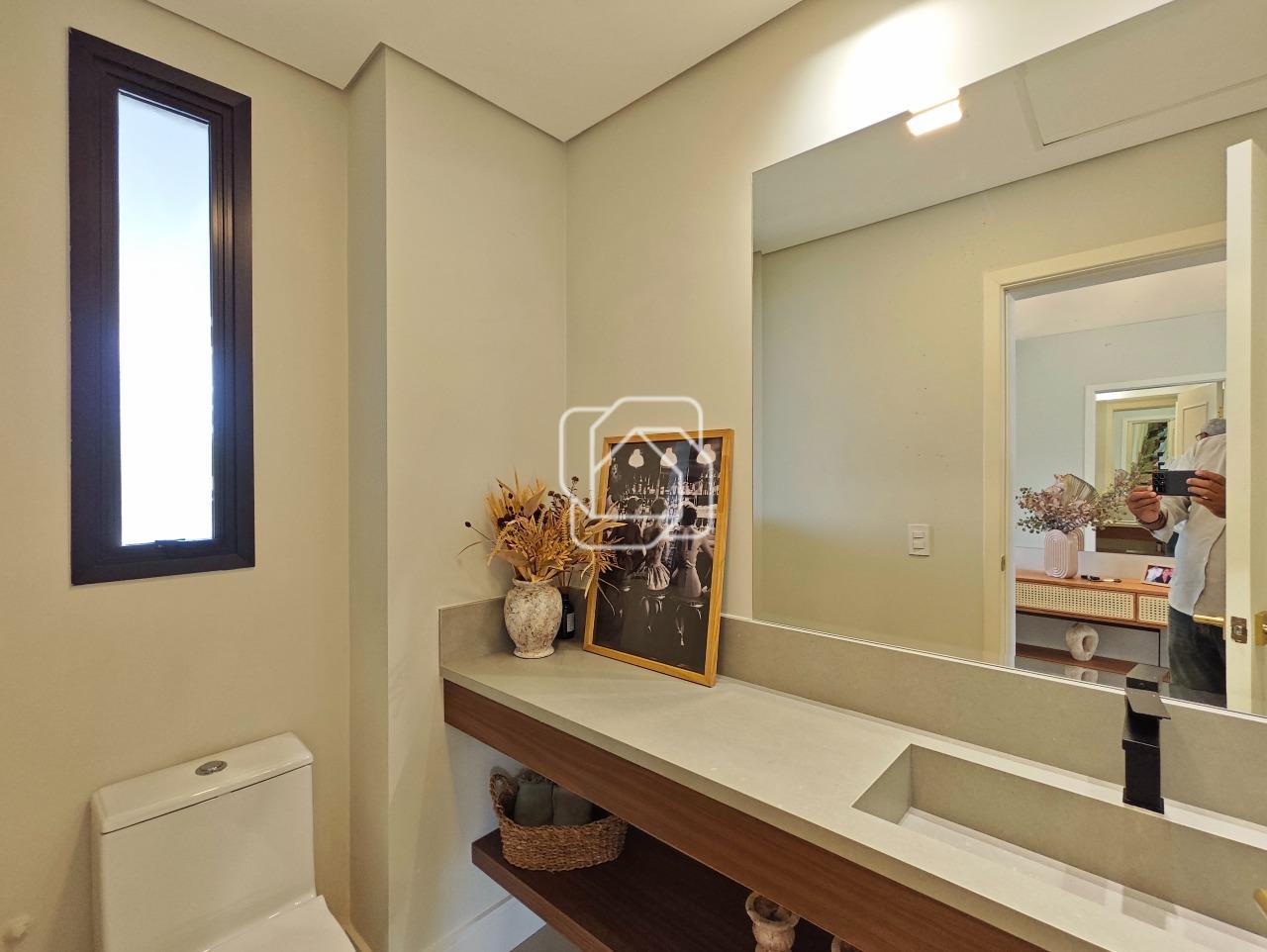 Casa de Condomínio à venda em Indaiatuba - SP - Jardins do Golfe Residencial Indaiatuba: Lavabo