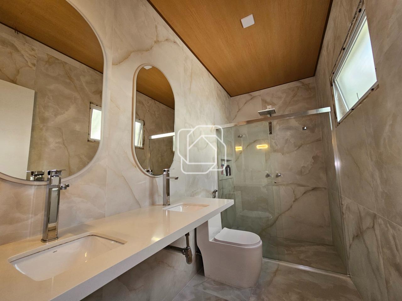 Casa de Condomínio à venda em Indaiatuba - SP - Jardim Residencial Maria Dulce: Banheiro